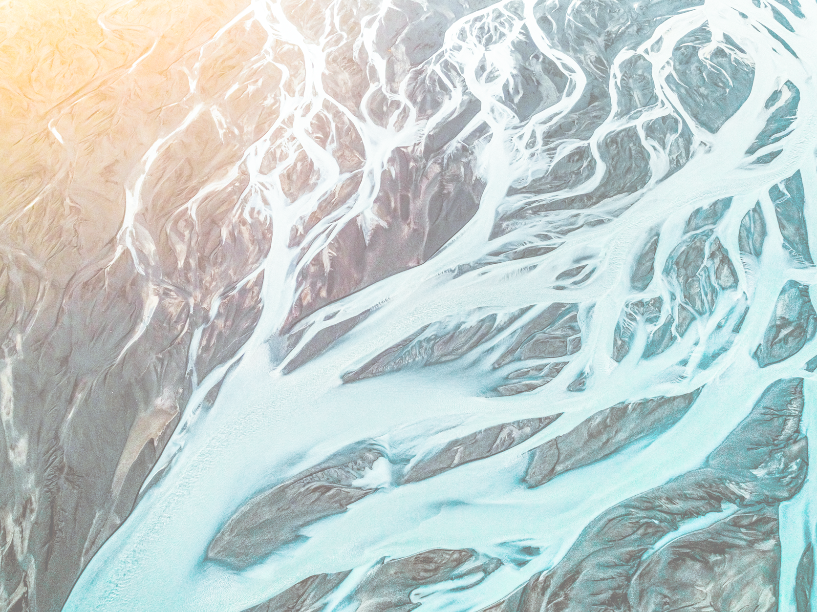 血流のような支流